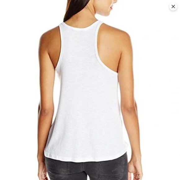 Free People Intimately White Swing Racerback Tank Top Beach Summer Classic Sz M - Picture 3 of 5